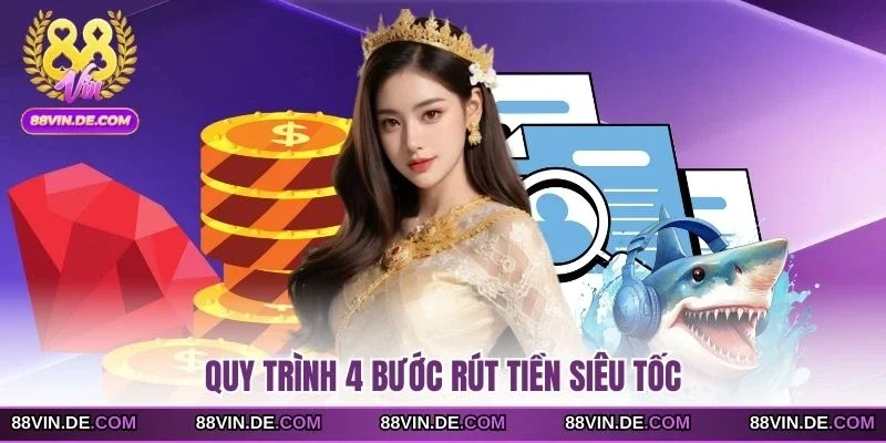 Quy trình 4 bước rút tiền siêu tốc